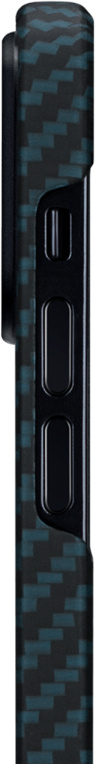 Чехол Pitaka MagEZ Case iPhone 12 Pro Max (чёрно-синий)